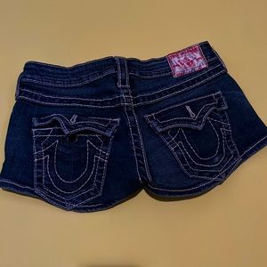True Religion Jean Shorts Sz 25 💎
